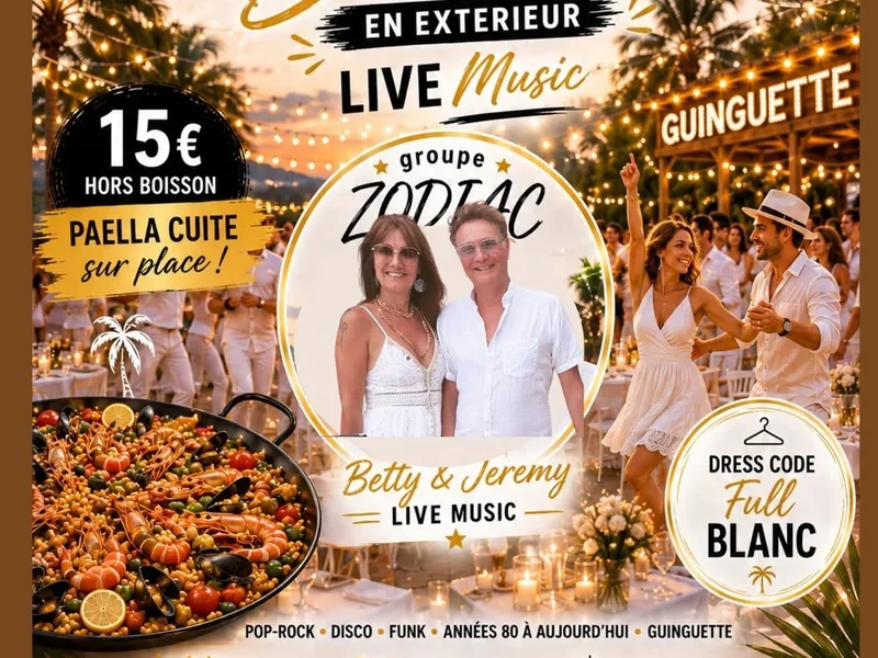 O Palma - Groupe ZODYAC - Soirée Blanche - 4 juillet 2026