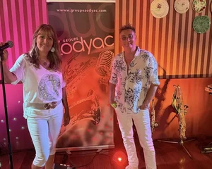 Betty et Jérémy Animation anniversaire Groupe Zodyac Chanteur Chanteuse