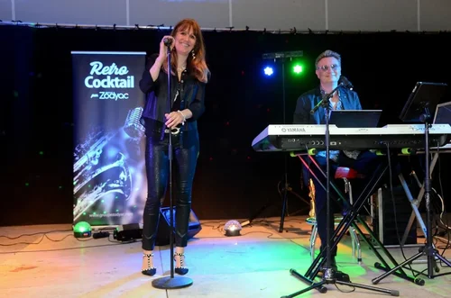 Retro cocktail Jeremy et Betty Claviers Accordeon Thé dansant